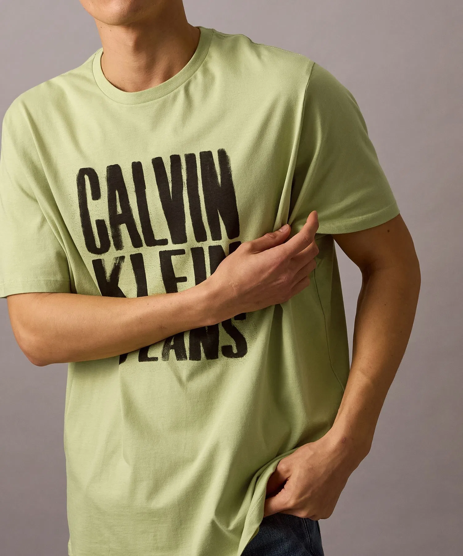 Унисекс футболка Calvin Klein Jeans с логотипом — фото 3