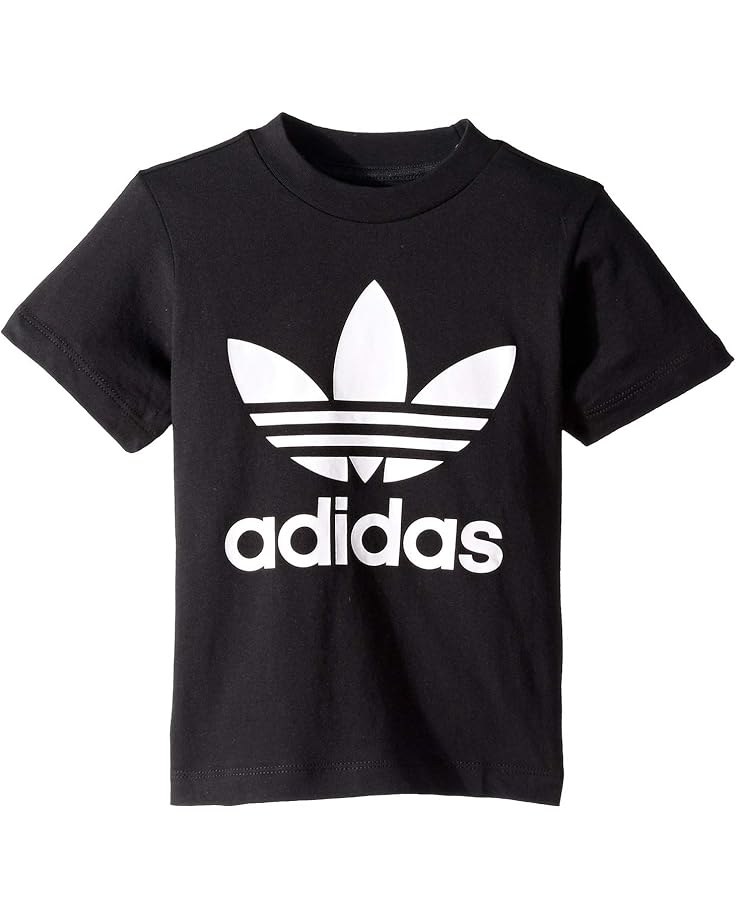 

Футболка adidas Originals Kids Trefoil Tee, черный/белый