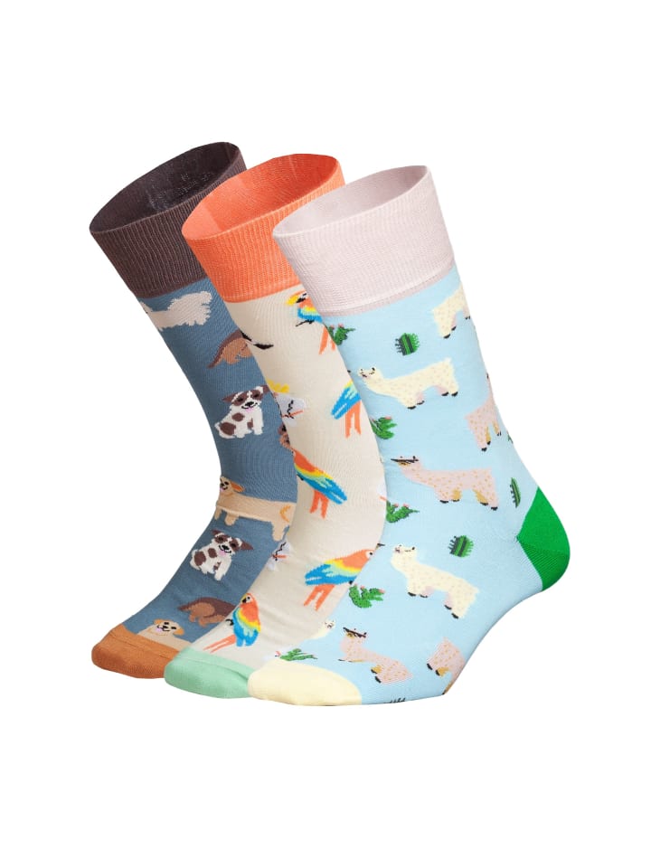 

DillySocks Разноцветные носки с изображением животных