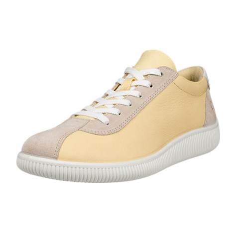 Кроссовки женские Ecco Soft Zero желтые 220253