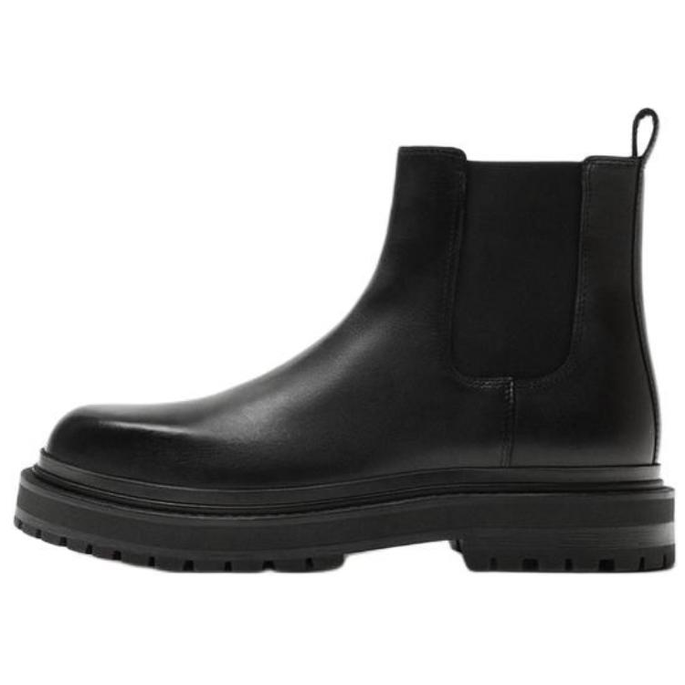 

ZARA Короткие мужские ботинки челси, черные