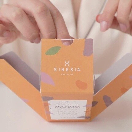 Сыворотка Sinesia — Super Drops AHA капли с фруктовыми кислотами, отшелушивающая, осветляющая для кожи — фото 2