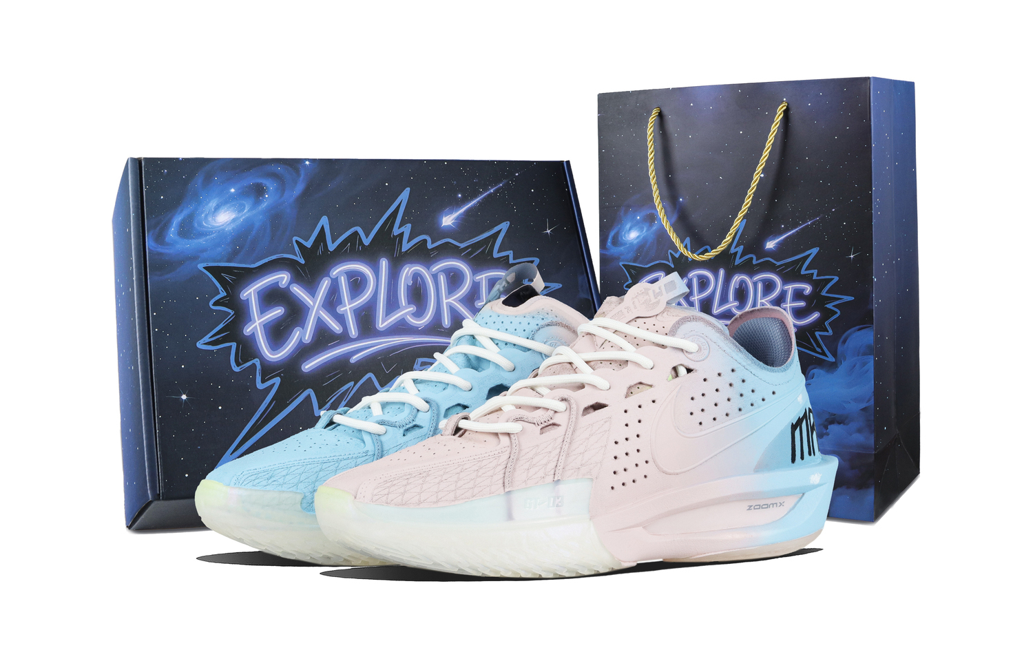 

Nike Air Zoom G.T. Cut 3 Return Cushioning низкие баскетбольные кроссовки Unisex Blue Pink