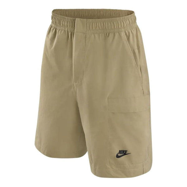 

Шорты men's woven solid color logo sports shorts khaki Nike, мультиколор