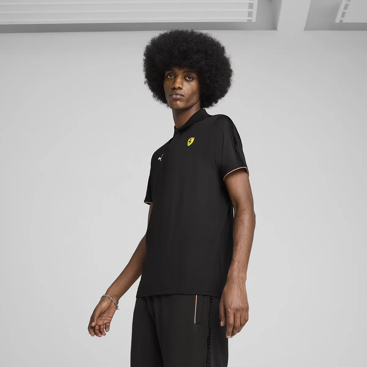 

Мужское поло Ferrari Race Puma Polo, черный