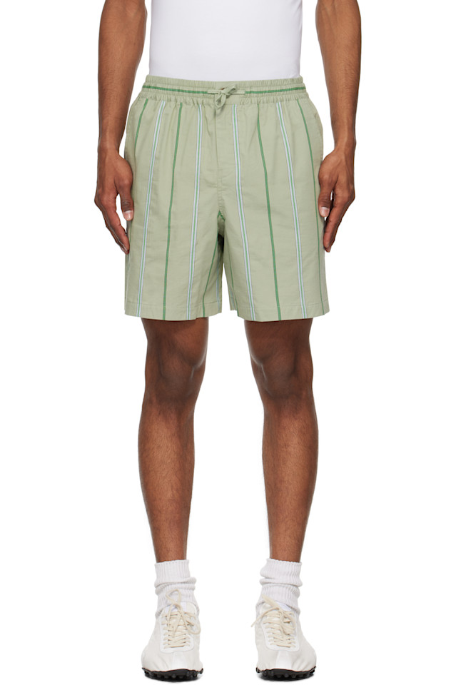 

Эластичные шорты Maison Kitsuné, цвет vert-de-gris