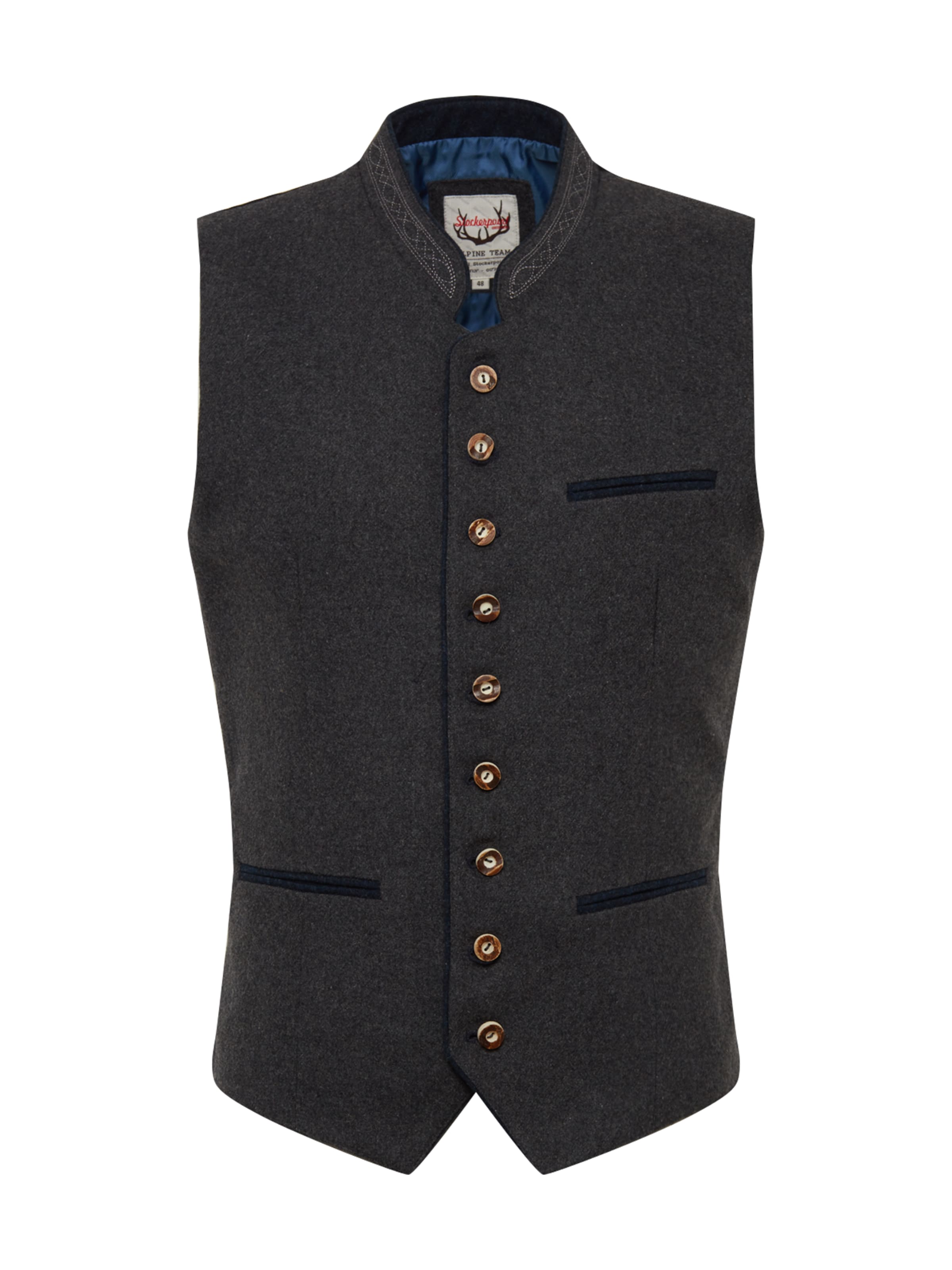 

STOCKERPOINT Традиционный жилет 'Sirius' в темно-сером цвете