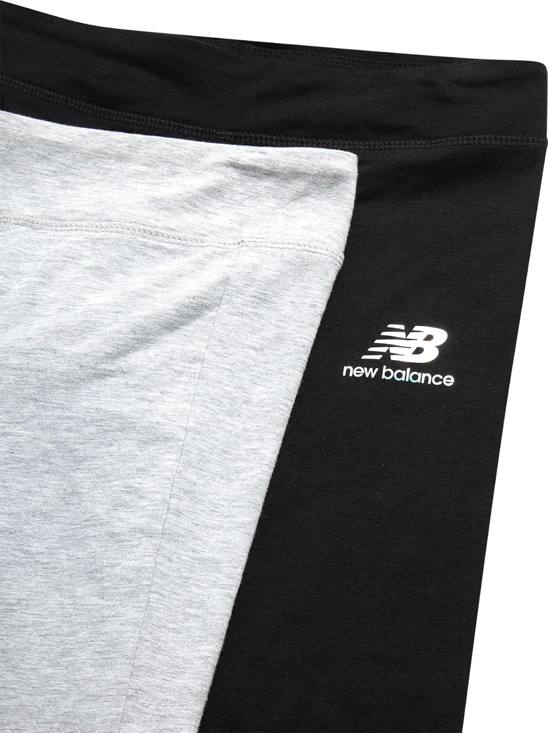 Комплект леггинсов New Balance Active для девочек - 4 предмета: спортивная футболка с коротким рукавом, футболка с длинным рукавом и спортивные леггинсы для девочек, Pink/Black/Gray — фото 3