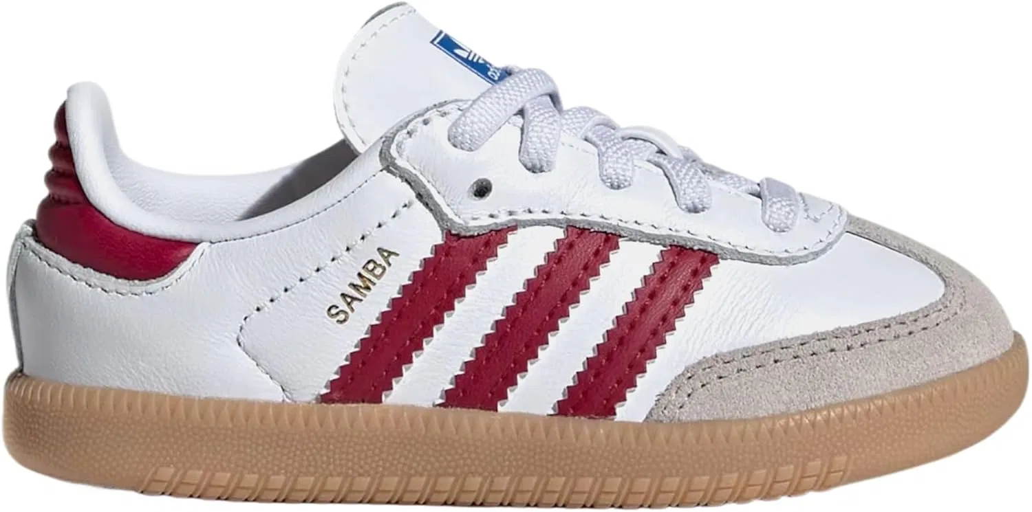 Кроссовки Samba Adidas, Cloud White/Collegiate Burgundy/Gum