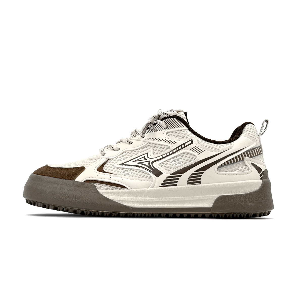 

VASIBAEN Низкие, амортизирующие, износостойкие мужские кроссовки для скейтбординга, бежево-коричневые