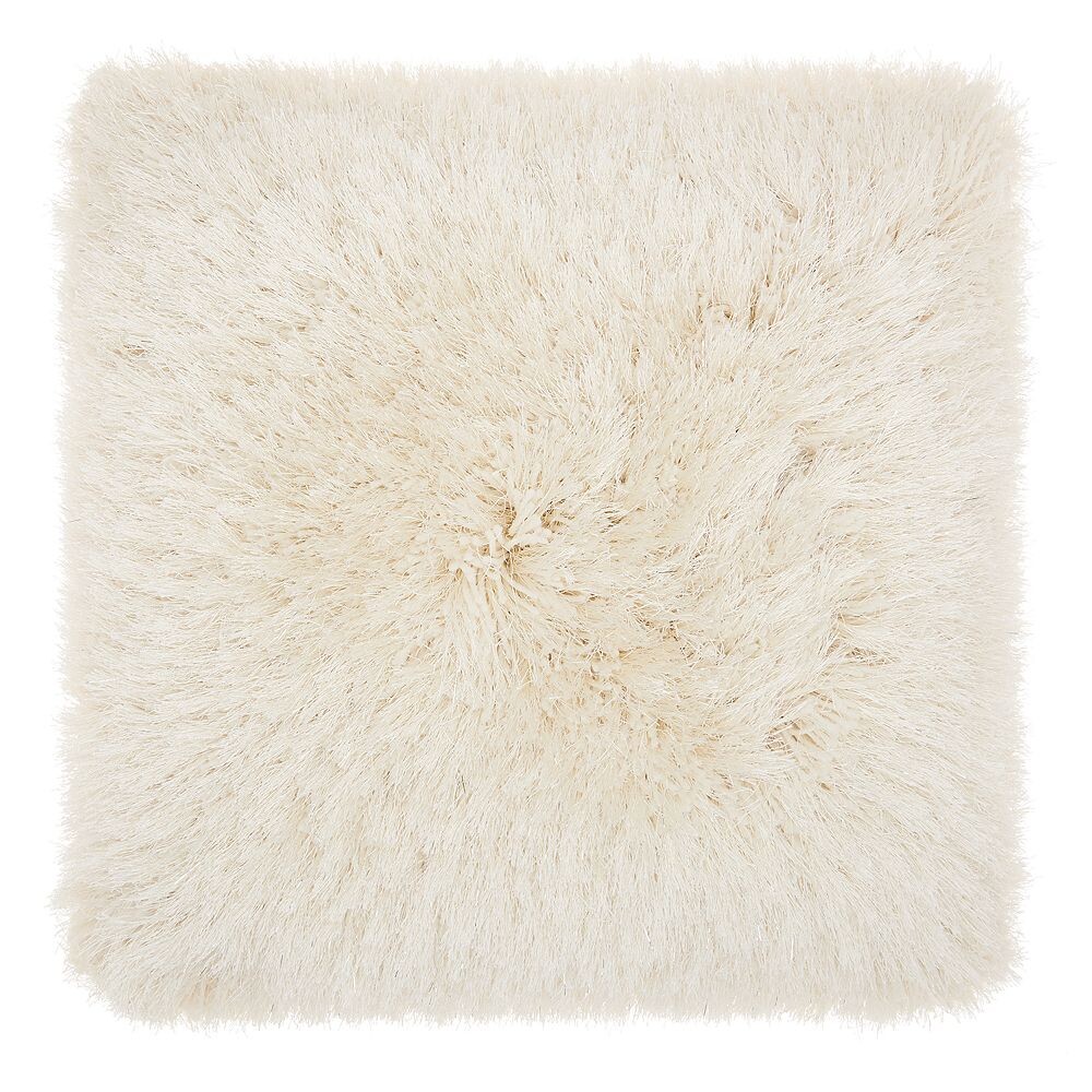 

Декоративная подушка Mina Victory Yarn Shimmer Shag II, цвет Cream