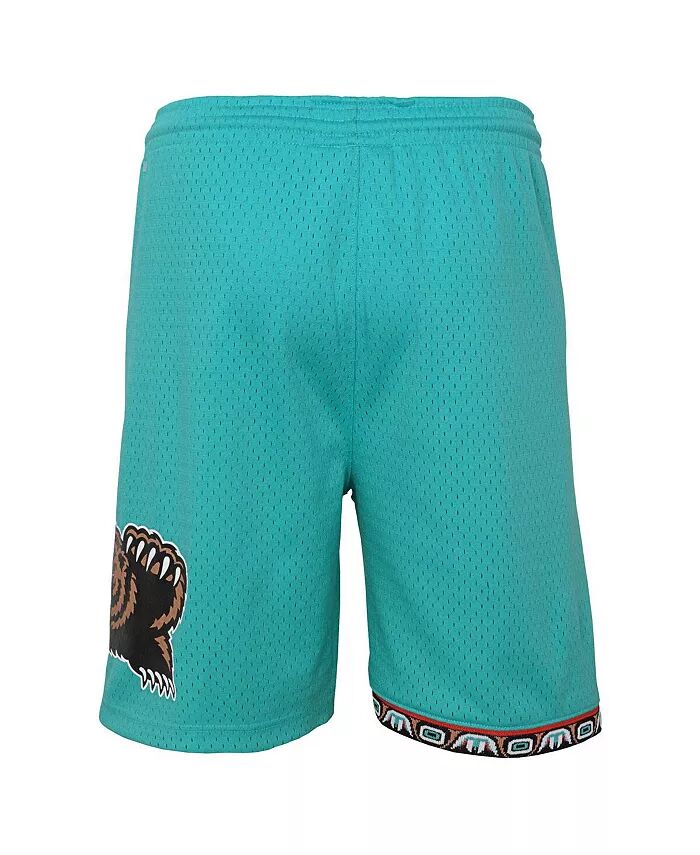 Шорты Big Boys Turquoise Vancouver Grizzlies Hardwood Classics Swingman Mitchell & Ness — фото 4