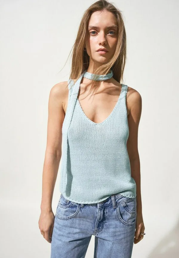 Подростковый топ Mango Kids, Blue — фото 2