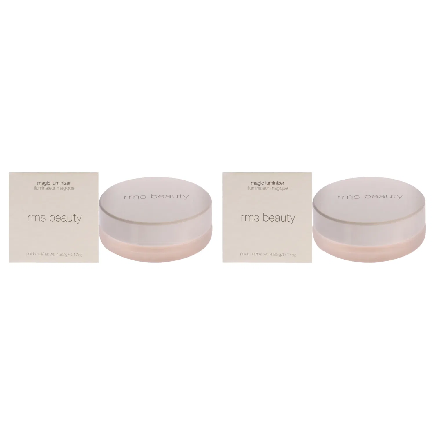 Хайлайтер Magic Luminizer от RMS Beauty для женщин - 0,17 унции - набор из 2 штук, Champagne