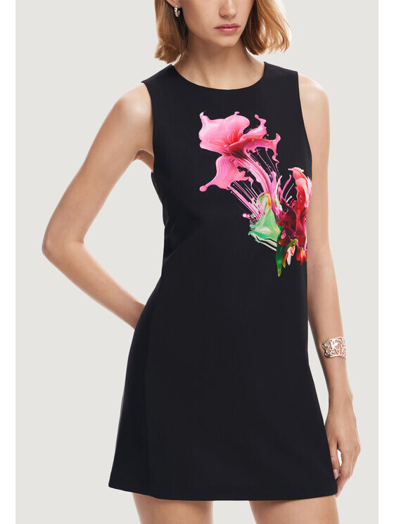 

Платье стандартного кроя Desigual, черный
