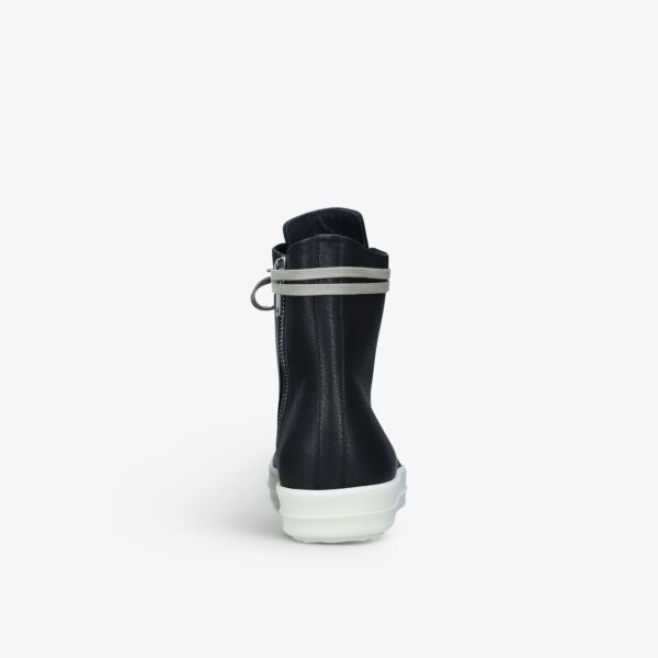 Высокие кроссовки из зерненой кожи Rick Owens, черный — фото 4