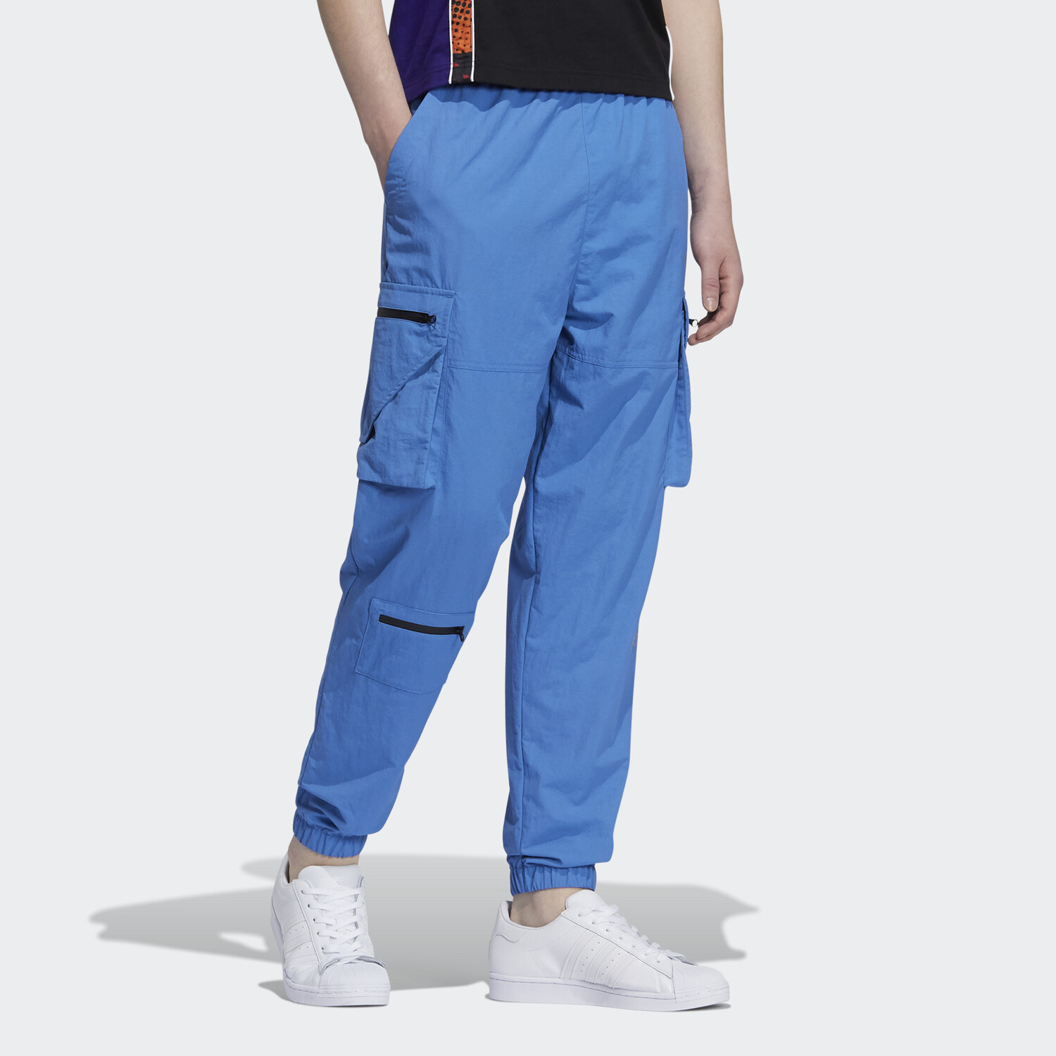 Трикотажные спортивные штаны мужские Dodger Blue Adidas Originals, цвет Dodger Blue — фото 3