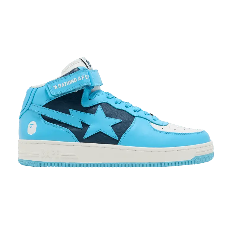 

Кроссовки BAPE Bapesta Mid 'Sax', синий