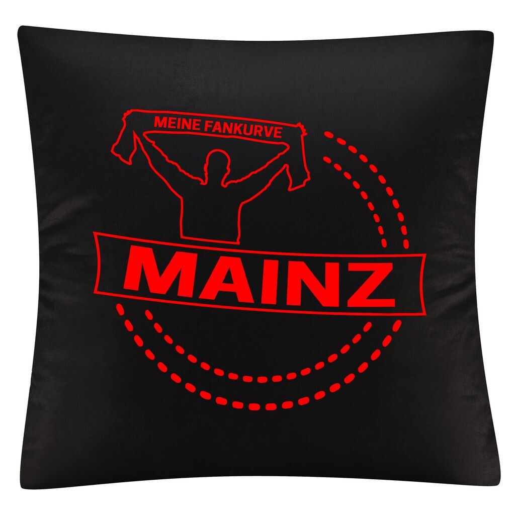 

Чехол на подушку multifanshop - Mainz - My Fan Curve, черный, один размер