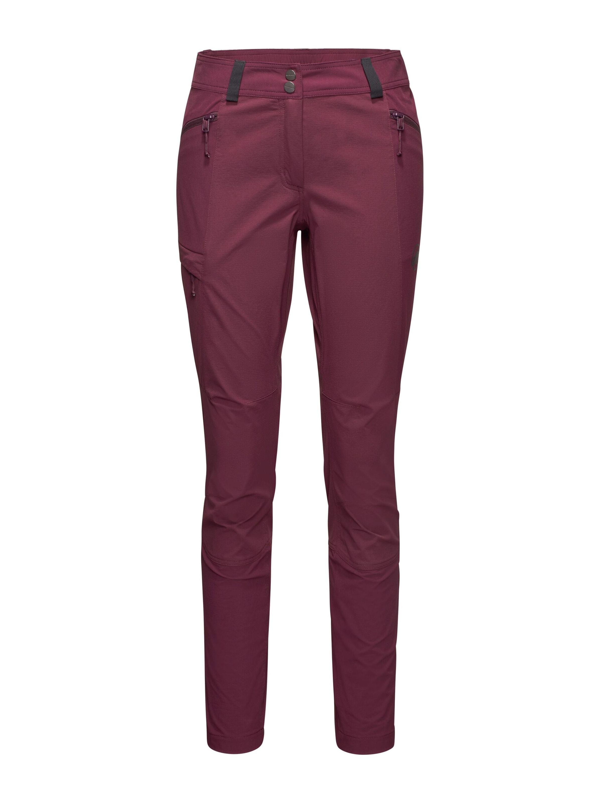 

MAMMUT Узкие брюки для активного отдыха в винном красном цвете