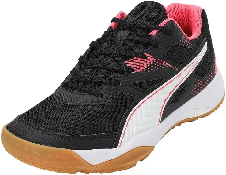 Мужские кроссовки Puma Solarflash II для игры в помещении, белый/черный