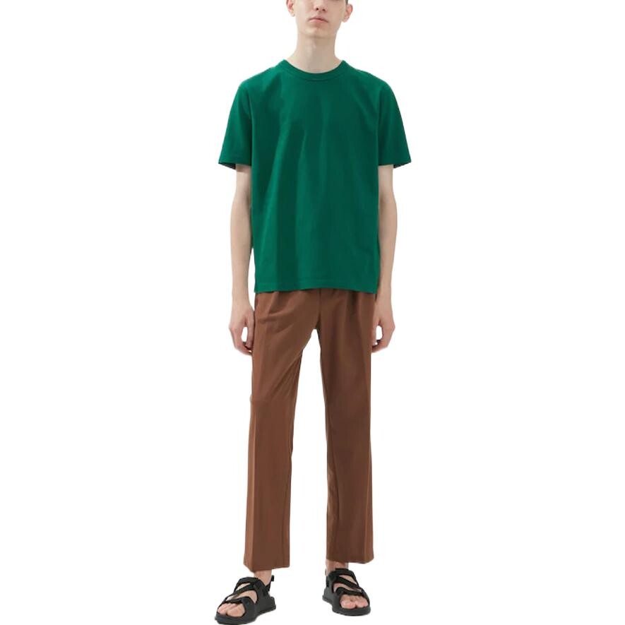 Футболка U Collection унисекс оливкового цвета Uniqlo, оливковый — фото 2