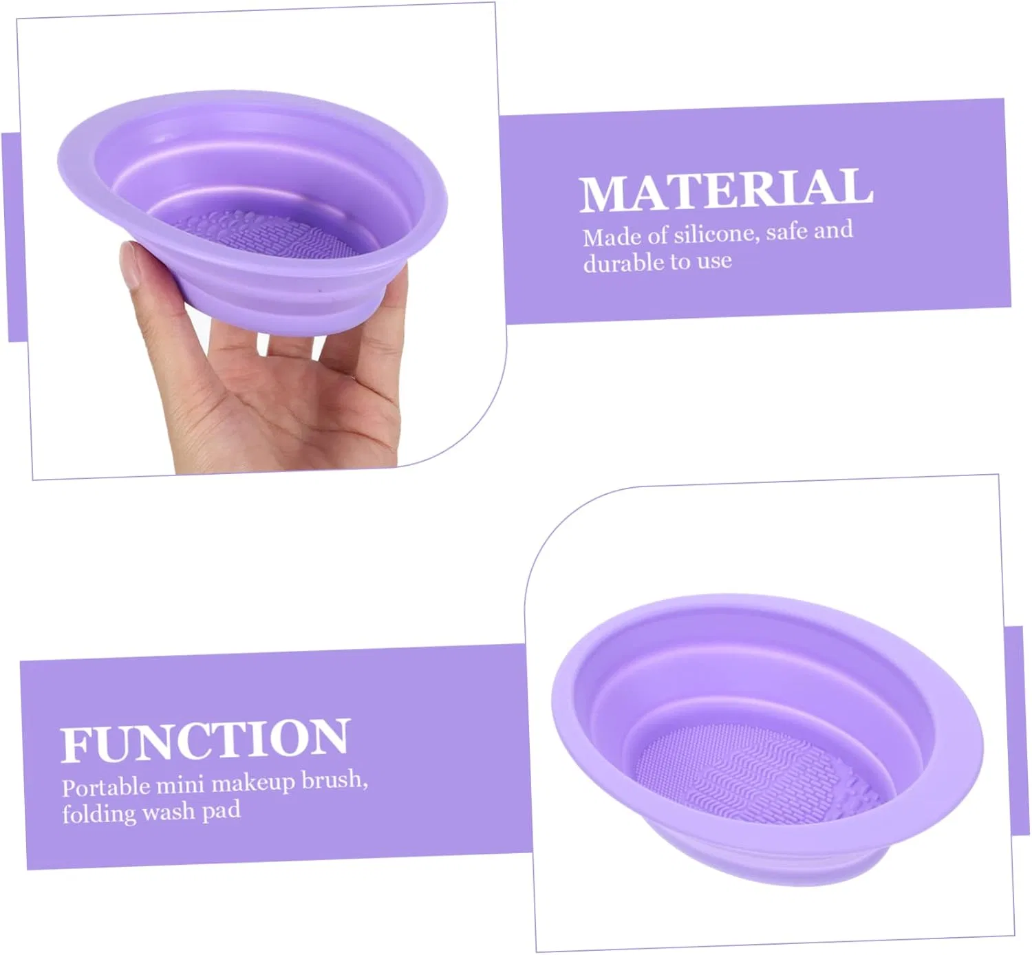Средство для очистки кистей Silicone Makeup Brush Scrubber Beaupretty — фото 2