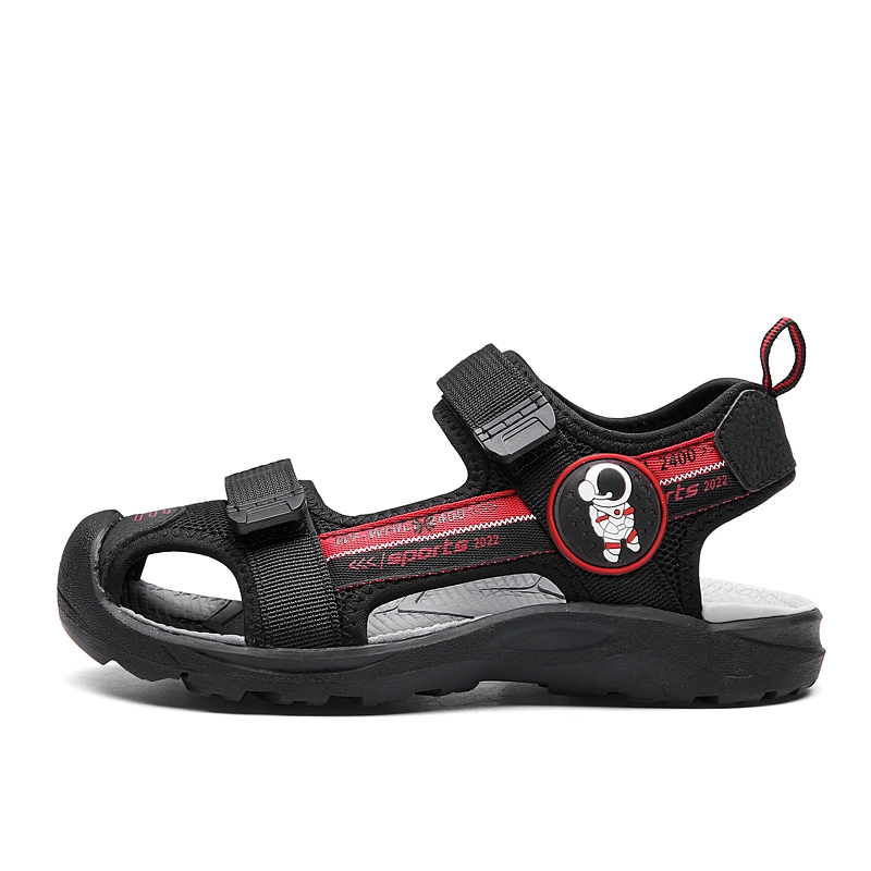 

Сандалии детские Quick Dry Balance Slip с противоскользящим эффектом YUZHAOLIN, черный/красный