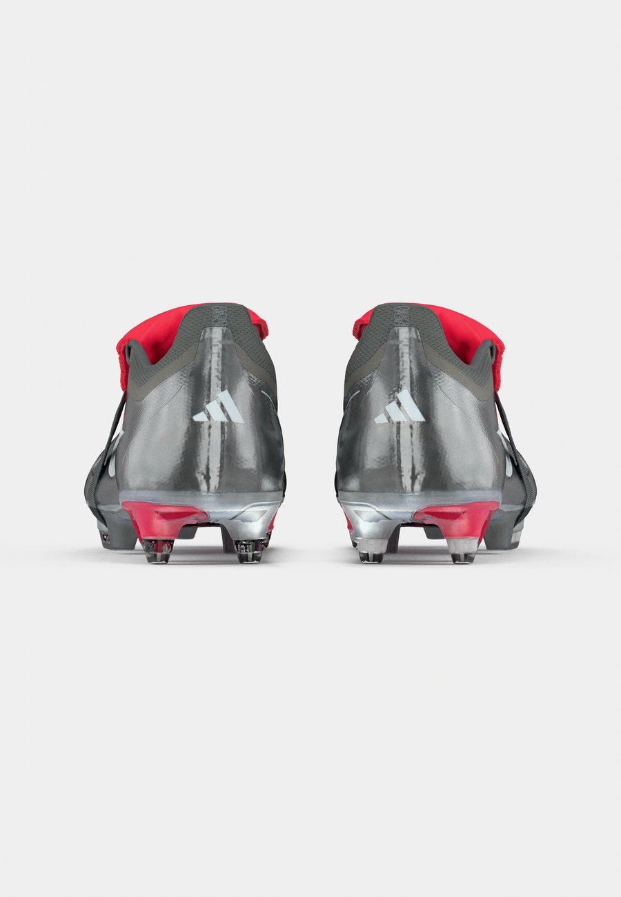 Кроссовки Adidas Performance PREDATOR LEAGUE FOLD OVER TONGUE SOFT GROUND, Iron Metallic/Metallic/Lucid Red/Metallic Grey — фото 4