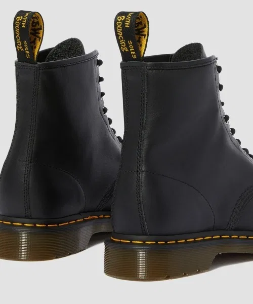 Ботинки Dr. Martens 1460 Nappa 8-дырочные кожаные чёрные — фото 4