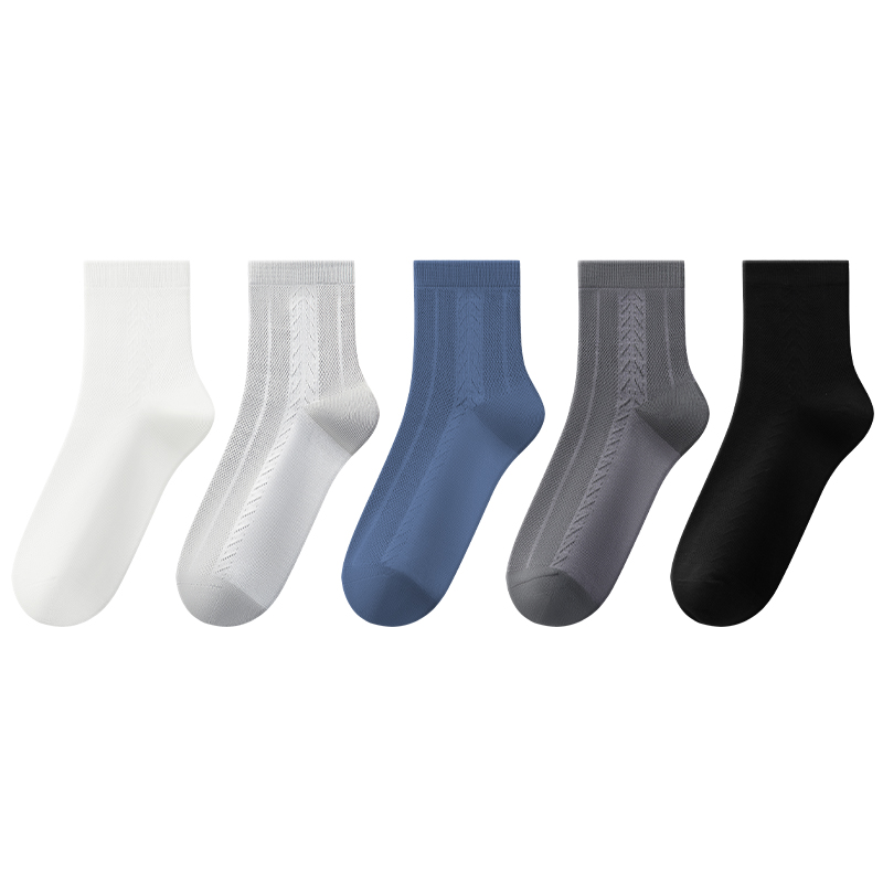 

Мужские носки Warrior Mid Calf 5 пар, [5 пар] Белый, Серый, Гидро синий, Железно-серый, Черный
