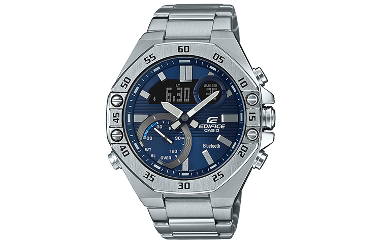 

Мужские часы EDIFICE 51 мм синие ECB-10YD-2A CASIO