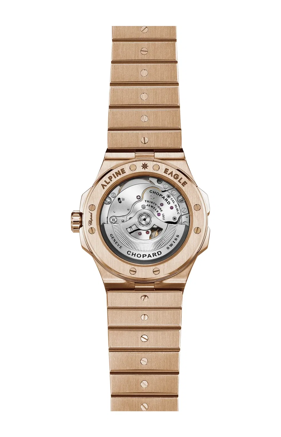 ALPINE EAGLE БОЛЬШИЕ 41 ММ, АВТОМАТИЧЕСКИЕ, ЭТИЧНОЕ РОЗОВОЕ ЗОЛОТО - 295363-5001 CHOPARD, золотой — фото 2