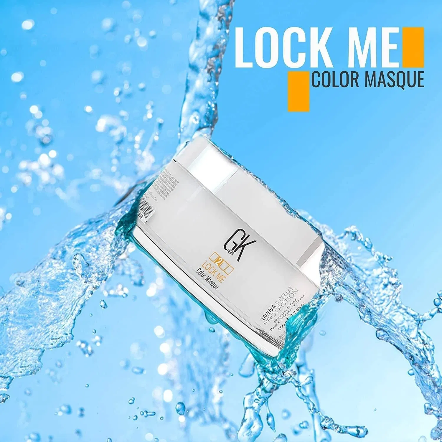 Маска-кондиционер для защиты цвета GKhair Lock Me Colour Masque 200 г Gk Hair — фото 4