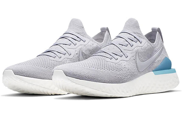 Кроссовки epic react flyknit 2 Nike, серый — фото 3