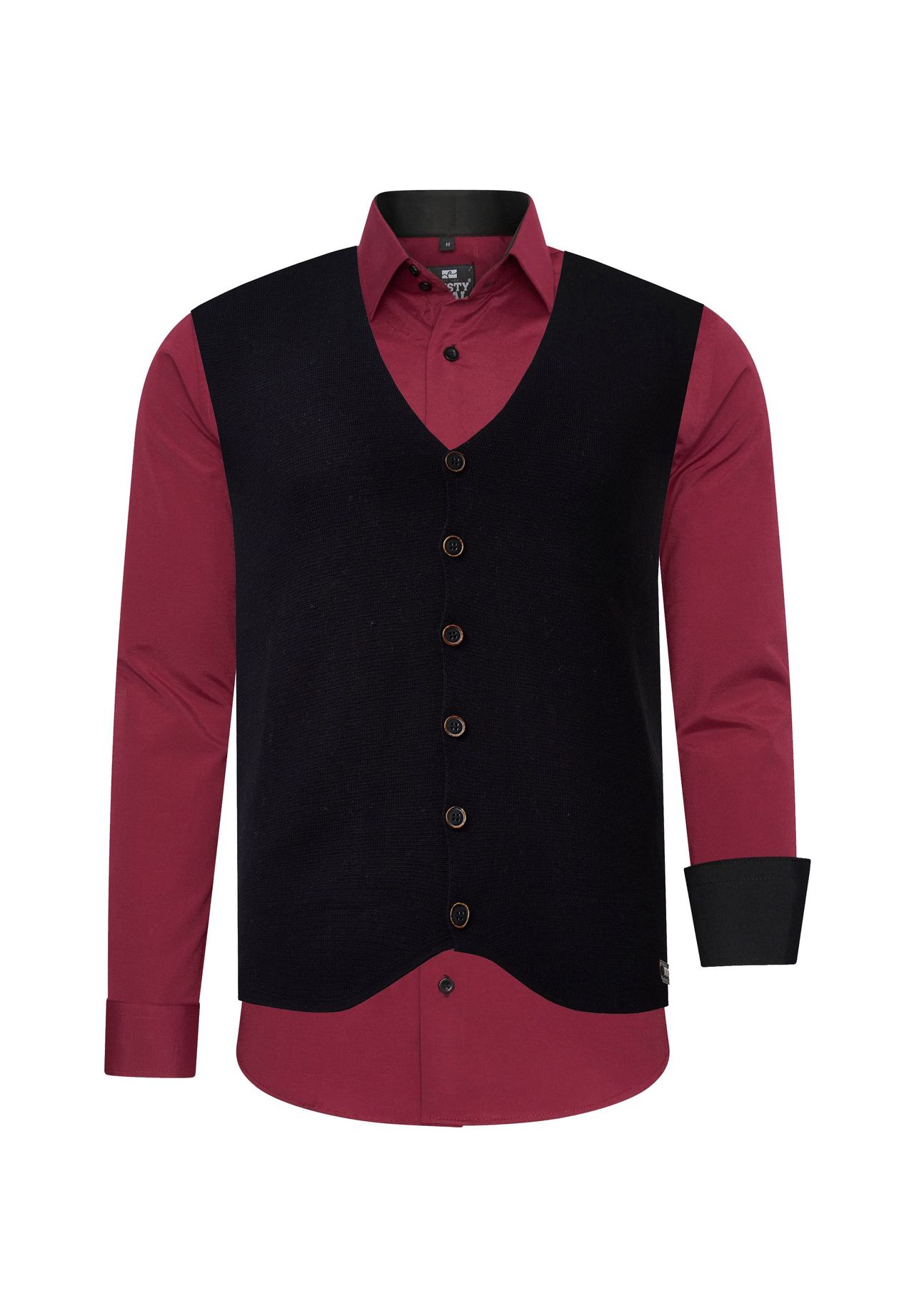 

Рубашка с жилетом RUSTY NEAL, красный