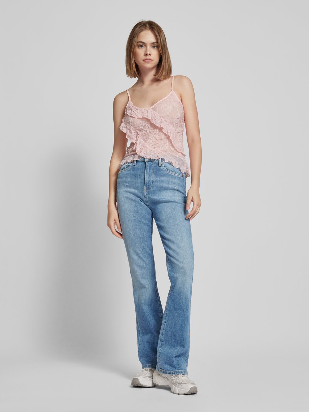 

Расклешенные джинсы с пятью карманами Pepe Jeans, темно-синий