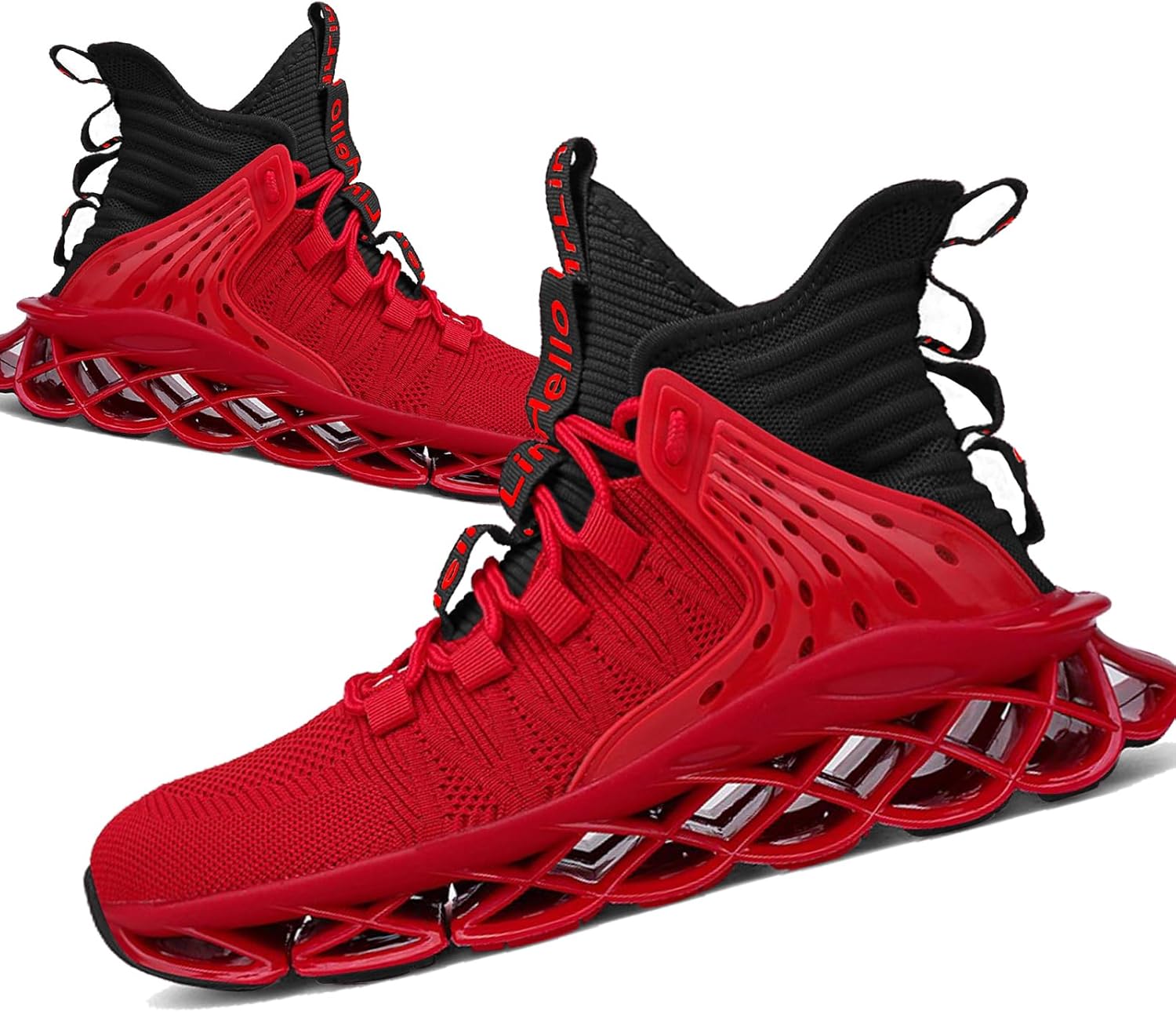 

Защитные туфли с стальным носком CLOAKA для мужчин и женщин, дышащие, стойкие к проколам, удобные, ботинки с противоскользящей подошвой для промышленного строительства, модные высокие кроссовки, черный/красный