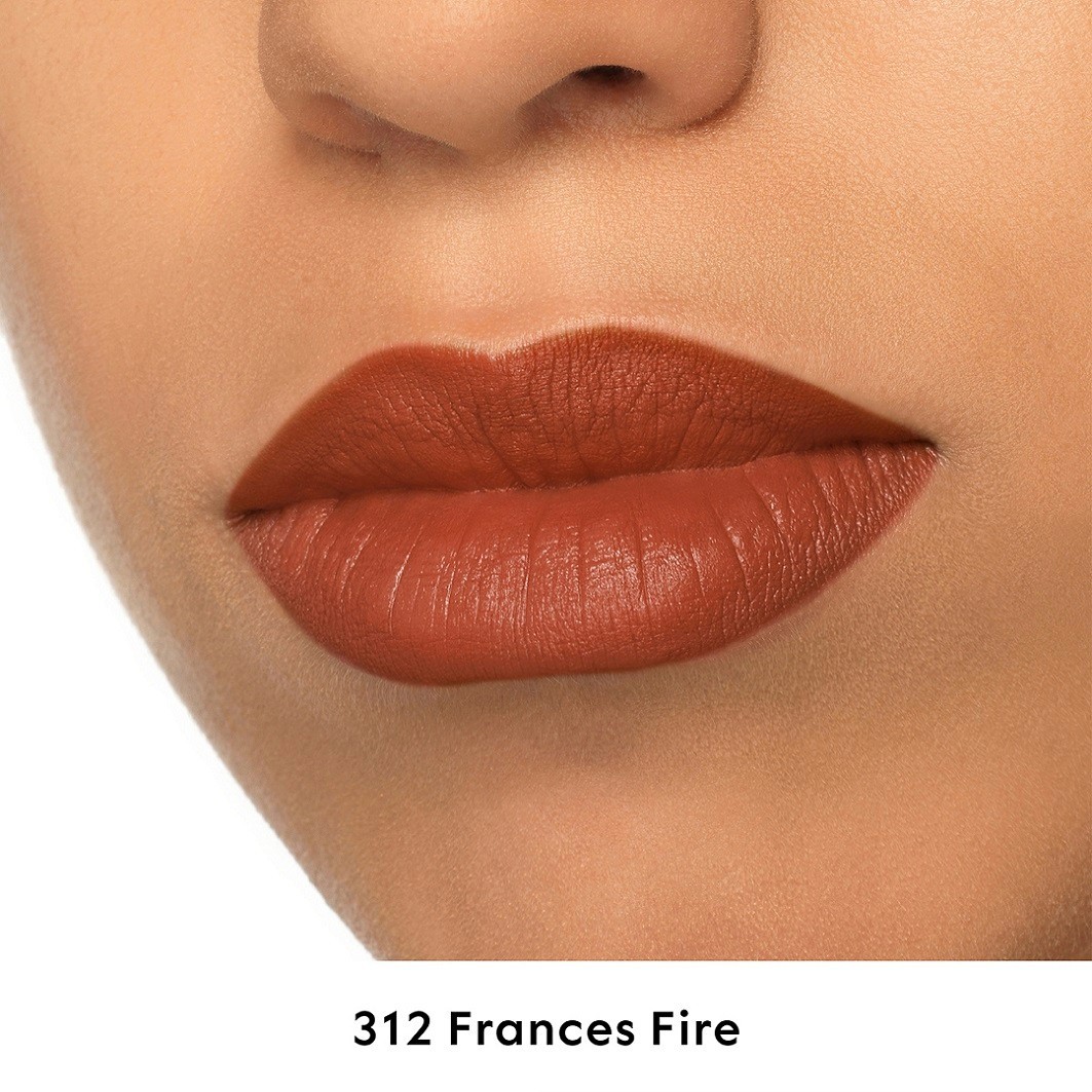 Помада для губ gucci beauty rouge à lèvres mat Gucci, 312 - frances fire, вес 3.5 гр. — фото 4