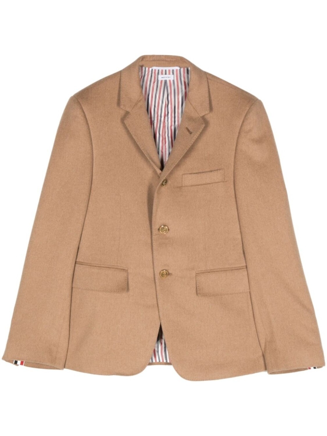 

Однобортный пиджак Thom Browne, нейтральный цвет