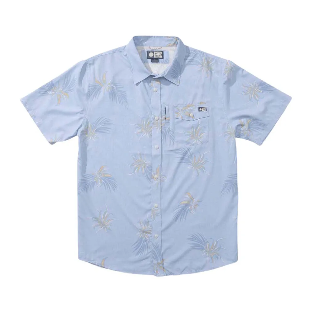 

Рубашка с коротким рукавом Salty Crew Weekender tech woven, синий