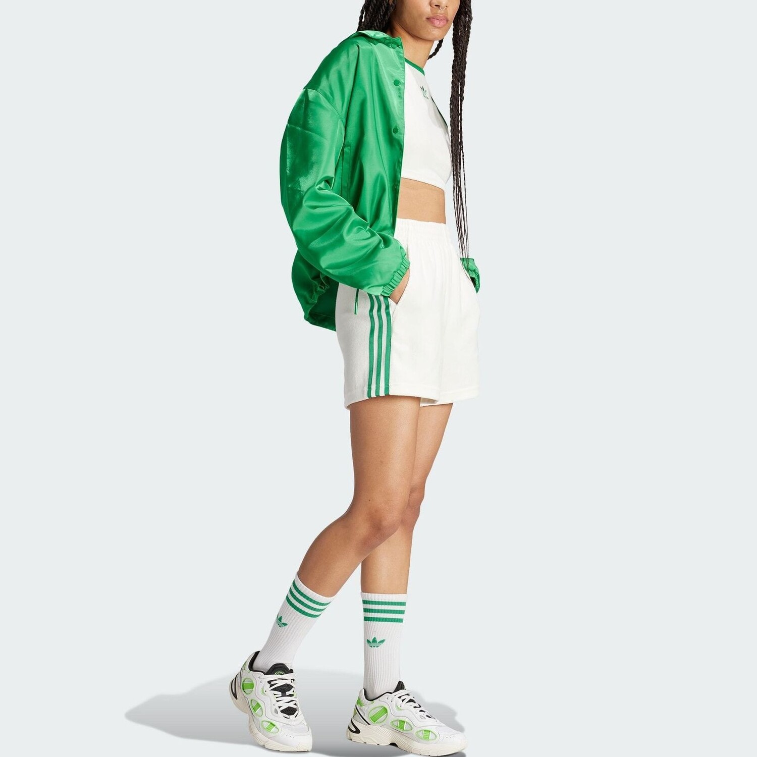 Укороченный топ-майка Adidas Originals — фото 2
