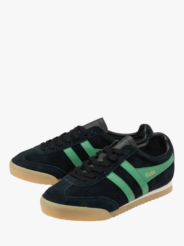 Классические кроссовки Apollo из замши Gola, Black/Jade/Gum — фото 3