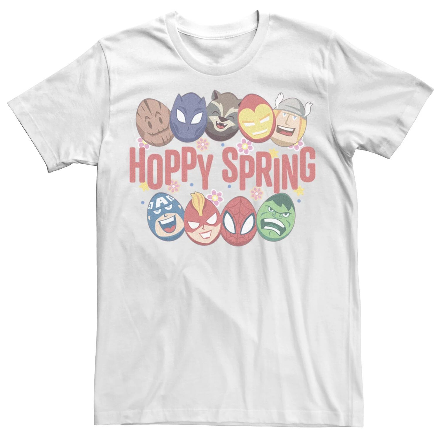 

Мужская футболка Marvel Egg Avengers Hoppy Spring Egg Heads Licensed Character