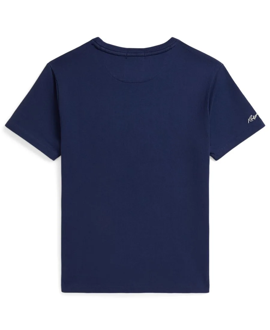 Детская футболка с круглым вырезом Yankees (8-20 лет) Polo Ralph Lauren, темно-cobalt — фото 2