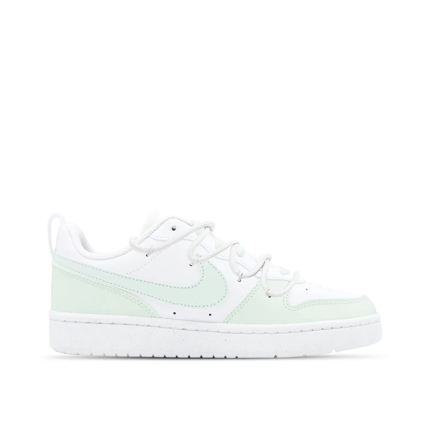 Детские кеды Nike Court Borough Low 2 Leather Green/White — фото 3