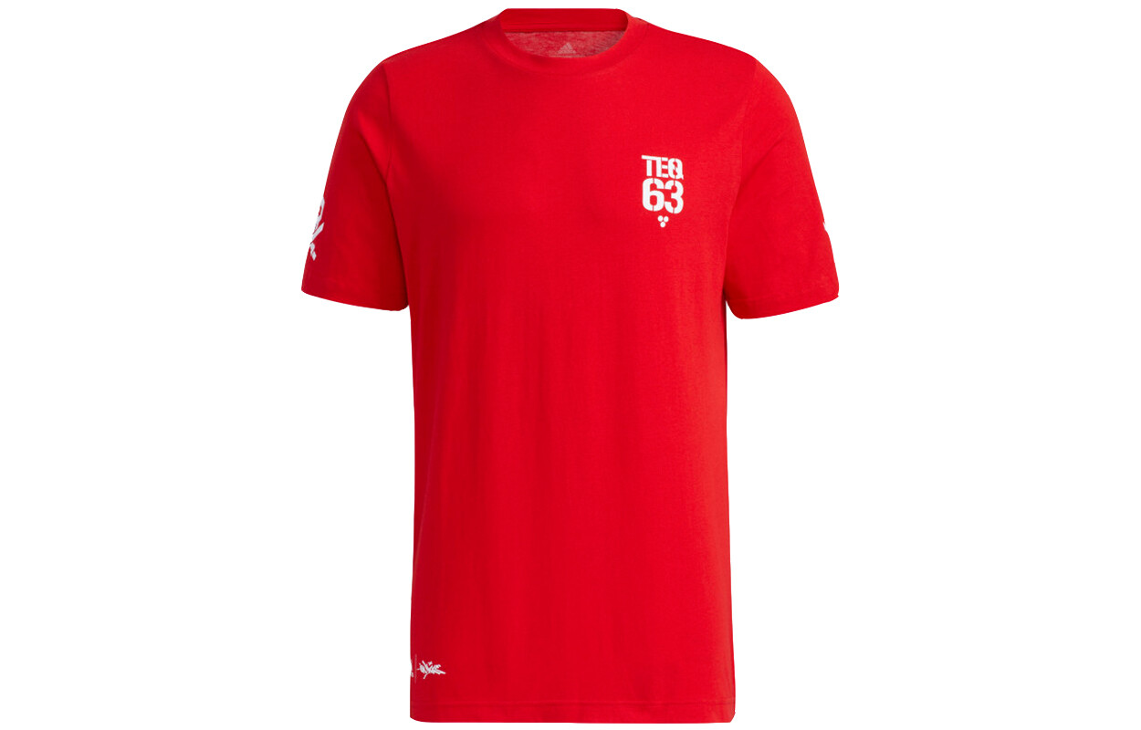 

Футболка мужская красная Adidas, красный