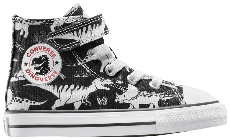 

Кроссовки Converse Chuck Taylor All Star EasyOn High TD 'Dino Party', черный