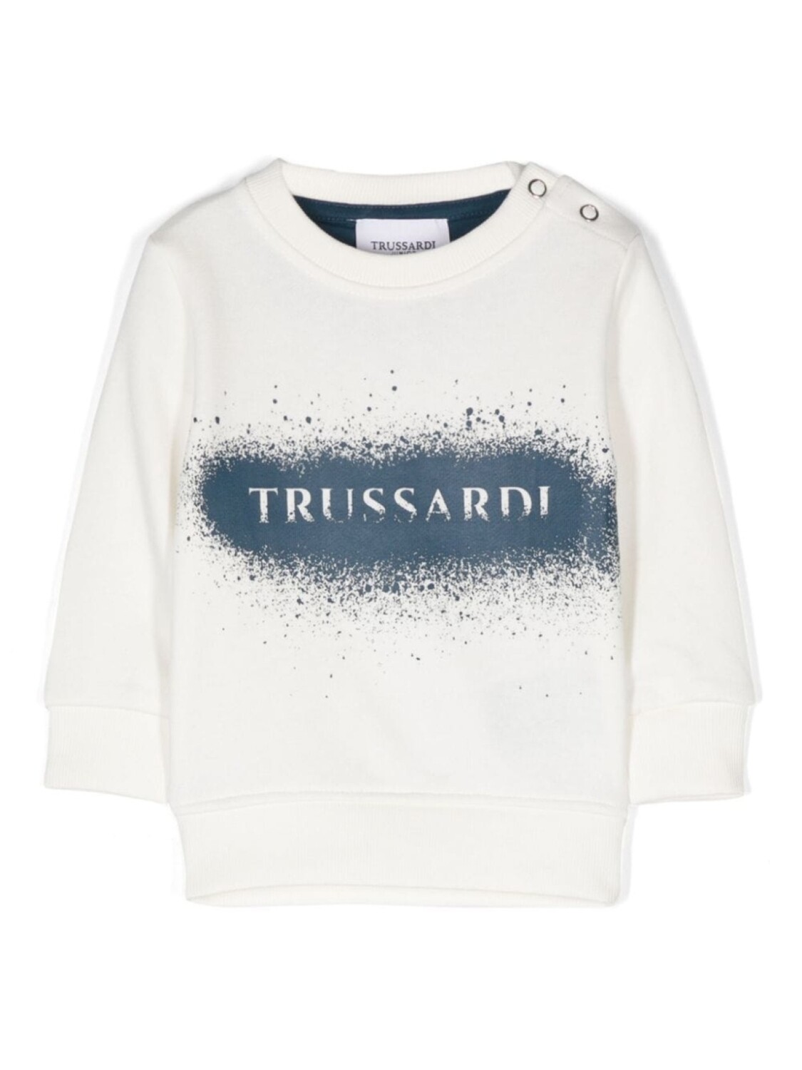 

TRUSSARDI JUNIOR толстовка с логотипом, нейтральный цвет