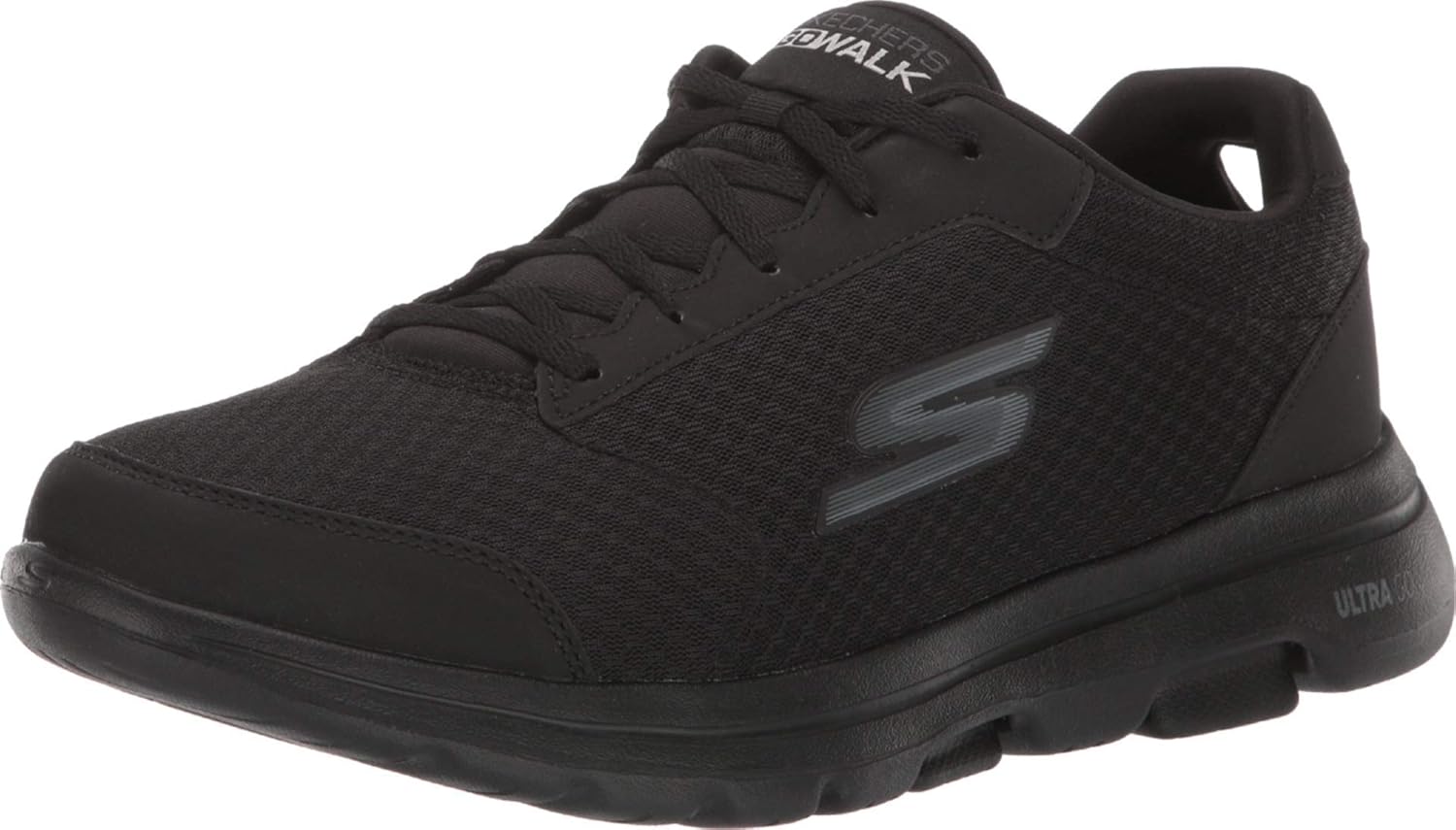 Мужские кроссовки Skechers Gowalk 5 цвета демитассе, черный